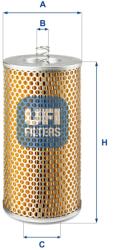 UFI Filtru ulei UFI 25.423. 00 (25.423.00)