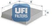 UFI Filtru, aer habitaclu UFI 53.523. 00 (53.523.00)