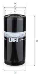 UFI Filtru ulei UFI 23.302. 00 (23.302.00)