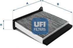 UFI Filtru, aer habitaclu UFI 54.220. 00 (54.220.00)