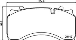 TEXTAR set placute frana, frana disc TEXTAR 2914204 (2914204)