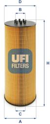 UFI Filtru ulei UFI 25.006. 00 (25.006.00)