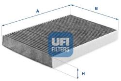 UFI Filtru, aer habitaclu UFI 54.348. 00 (54.348.00)