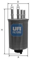 UFI filtru combustibil UFI 24.130. 00 (24.130.00)