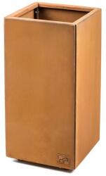 G21 Corten Square virágláda, 30 x 60 x 30 cm (KV-G21-COR336) - epenta