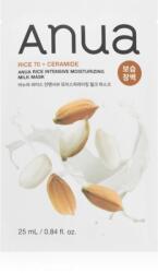 Anua Rice Intensive Moisturizing Milk Mask tápláló gézmaszk élénk és hidratált bőr 25 ml