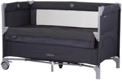 Chipolino Patut Pliabil Chipolino Relax Laterala Culisanta +0luni Antracit (KOSIRE251AN)