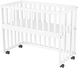 Hubners Patut Copii Hubners Matei din Lemn Co-Sleeper 94x46cm +0luni Alb (PCSHMAL)