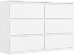 HOMCOM Comodă cu 3 sertare, mobilier modern de depozitare pentru dormitor, Alb | Aosom Romania (831-337V96WT) Comoda