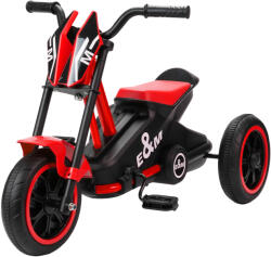 AIYAPLAY Tricicletă pentru copii, bicicletă de echilibru 3 roți cu pedală pentru 18-36 luni, pentru interior și exterior, roșu | Aosom Romania (370-449V00RD)