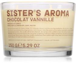 Sister's Aroma Chocolat Vannille illatgyertya 150 g