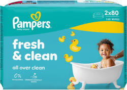 Pampers Fresh Clean nedves törlőkendő 2x80 db - 160 db