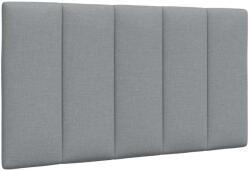vidaXL világosszürke szövet fejtámla párna 90 cm 4019142 (4019142VidaXL)