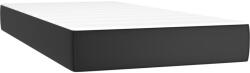 vidaXL fekete műbőr zsebrugós matrac gyerekeknek 80 x 160 cm 10.55 kg (4016542VidaXL)