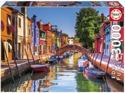 Educa Puzzle Educa de 3000 piese - Burano, Italia (EDU20577) Puzzle