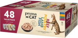 PrimaCat 48x85g PrimaCat Classic szószban nedves macskatáp