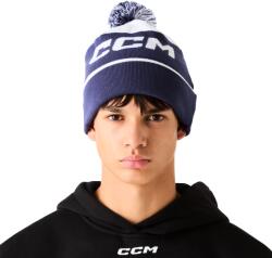 CCM Căciulă Team Pom Knit Polar Fleece Navy