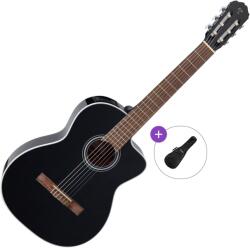 Takamine GC2CE Basic SET 4/4 Black Elektro-klasszikus gitár