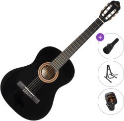 Valencia VC104 Standard SET 4/4 Black Klasszikus gitár