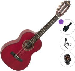 Valencia VC202 Standard SET Transparent Wine Red Klasszikus gitár