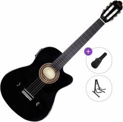 Valencia VC104TCE Standard SET 4/4 Black Elektro-klasszikus gitár