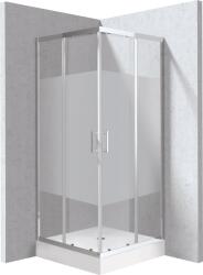 Deante Funkia Evo zuhanykabin zuhanytállal 80x80 cm négyzet króm fényes/átlátszó üveg KYC_Z0E88P (KYCZ0E88P)