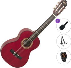 Valencia VC203 Standard SET Transparent Wine Red Klasszikus gitár