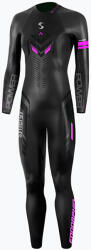 Synergy Női triatlon neoprén ruha Synergy Endorphin Full Sleeve 5/3 mm black/pink