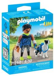 Playmobil Alergător cu Border Collie Figurina