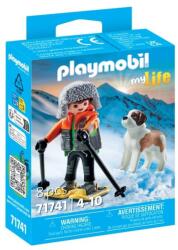 Playmobil Turist cu Sfântul Bernard