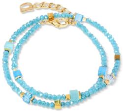 Coeur de Lion Joyful Colours Flex gold-turquoise karkötő 4460/30-0616 (4460/30-0616)