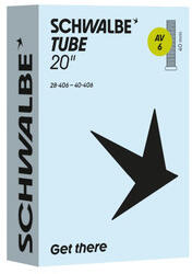 Schwalbe Tömlő 20x1, 10-1, 50 (28/40-406) schwalbe av6 - 40mm dobozos