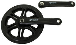 Prowheel hajtómű city alu 3/32x48t 170 pro748pp, fekete 2 oldalon láncvédős