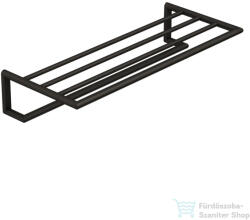 Kludi VELA R 62 cm-es törölközőtartó polc, szálcsiszolt gunmetal 58989N2 (58989N2)