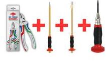 KNIPEX Oldalcsípő fogó foci VB 70 02 160 S8 + Rennsteig automata pontozó 430 230 + Rennsteig laposvéső 361 253 0 + Rennsteig hegyesvéső 361 256 0 - KNIP-RENN-AKC-2 (KNIP-RENN-AKC-2)