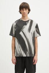 Helmut Lang pamut póló FEATHER. T. BRUSHSTROK - szürke XXL
