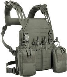 Tasmanian Tiger® Chest Rig Modular 4xM4 Tasmanian Tiger® IRR (Culoare: Piatră gri măsliniu)