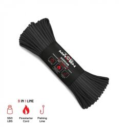 Tac Maven® Paracord Firecord 550 Gordian Tac Maven® (Culoare: Negru)