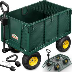 Gardebruk Cărucior de transport HECTOR, max. 550 kg, 110x75x52 cm, verde
