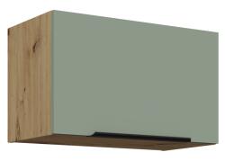 TEMPO KONDELA Dulăpior superior, aquamarine/stejar artisan, ARSANY 60 GU-36 1F