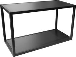 TEMPO KONDELA Poliţă, neagră, FRISBO/ARSANY ONE LOFT 60 G-36
