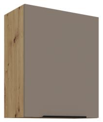 TEMPO KONDELA Dulăpior superior, sandgrau/stejar artisan, FRISBO 60 G-72 1F