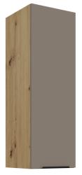TEMPO KONDELA Dulăpior superior, sandgrau/stejar artisan, FRISBO 30 G-90 1F