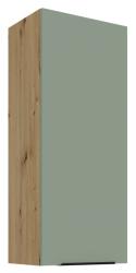 TEMPO KONDELA Dulăpior superior, aquamarine/stejar artisan, ARSANY 45 G-108 1F
