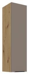 TEMPO KONDELA Dulăpior superior, sandgrau/stejar artisan, FRISBO 30 G-108 1F