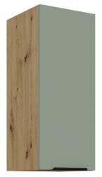 TEMPO KONDELA Dulăpior superior, aquamarine/stejar artisan, ARSANY 30 G-72 1F