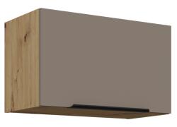 TEMPO KONDELA Dulăpior superior, sandgrau/stejar artisan, FRISBO 60 GU-36 1F
