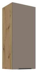 TEMPO KONDELA Dulăpior superior, sandgrau/stejar artisan, FRISBO 40 G-90 1F