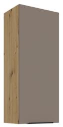 TEMPO KONDELA Dulăpior superior, sandgrau/stejar artisan, FRISBO 45 G-108 1F