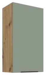 TEMPO KONDELA Dulăpior superior, aquamarine/stejar artisan, ARSANY 50 G-90 1F